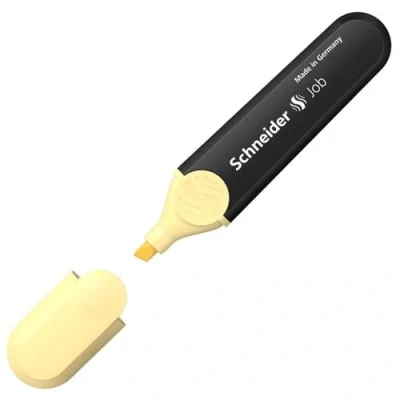 Imagen de Schneider Rotulador Job Ppl 95125, de 1 a 5 mm, amarillo pastel