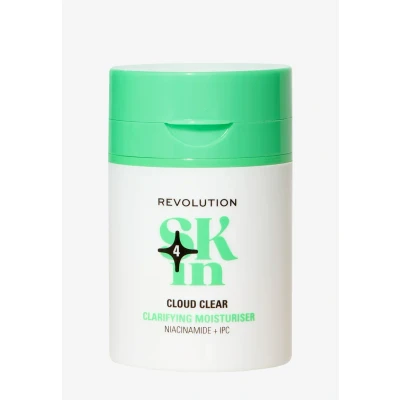 Imagen de Revolution SKin, Cloudy Clear Clarifying Moisturiser, Crema Facial Ligera e Hidratante con Niacinamida, Vegano y Libre de Crueldad, 50ml