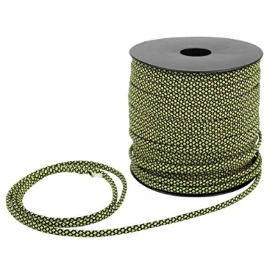 Imagen de MAGT Core Paracord, 50M 4MM Grueso 7 Paracord Rescue Tying Carpa Cordón Cuerda de Camping para Tejer Pulsera al Aire Libre 4mm(Verde)
