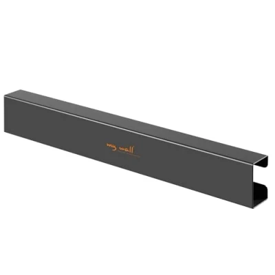 Imagen de my wall Canaleta magnética HZ9L Libérate de enredos Cables, para Montaje Horizontal y Vertical, fácil instalación, Incluye Cintas magnéticas, Color Negro