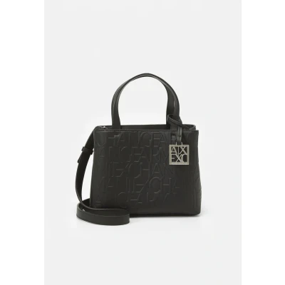 Imagen de Armani Exchange Small OPEN Womans Bolso de mano, Mujer, Talla: One Size, Nero/black