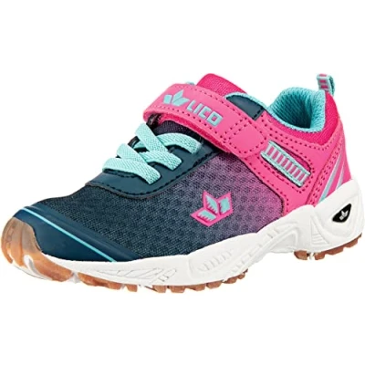 Imagen de Lico Barney VS, Zapatillas de Deporte Interior Niñas, Azul Marine Pink Türkis, 27 EU