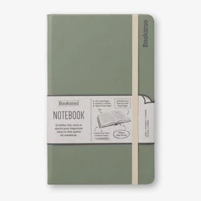 Imagen de IF Bookaroo Cuaderno A5, diseño de helechos