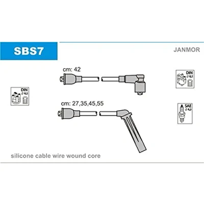 Imagen de JANMOR SBS7 Juego de Cables Encendido