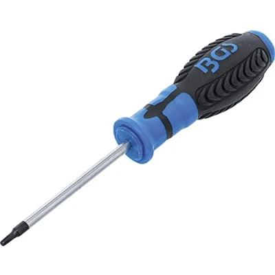 Imagen de BGS 7849 T15 Destornillador perfil en T (para Torx) con perforación Longitud de cuchilla 80 mm