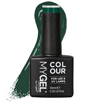 Imagen de MYLEE Esmalte de Uñas en Gel Semipermanente 10 ml [Green Velvet ] UV/LED Nail Art Manicure Pedicure para Uso Profesional y Doméstico Larga Duración Fácil Aplicar