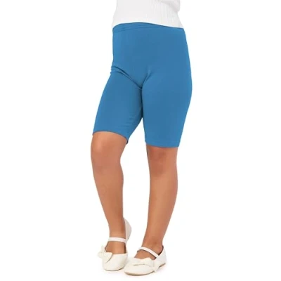 Imagen de Merry Style Leggins Mallas Pantalones Cortos Ropa Deportiva Niña MS10 132 (Azul, 140 cm)