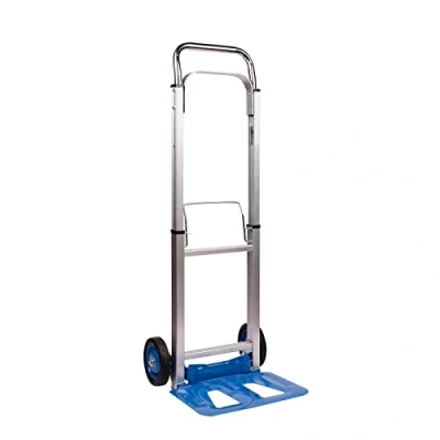 Imagen de Neo Carretilla plegable de aluminio resistente, ruedas transporte, mango extensible (100 kg)