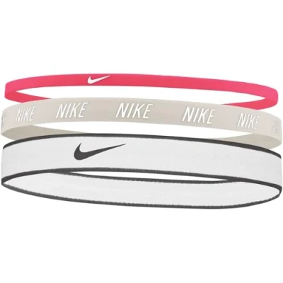 Imagen de Nike Performance Mixed Width Headbands 3 PACK Otros accesorios, Mujer, Talla: One Size, Aster pink/lt iron ore/white
