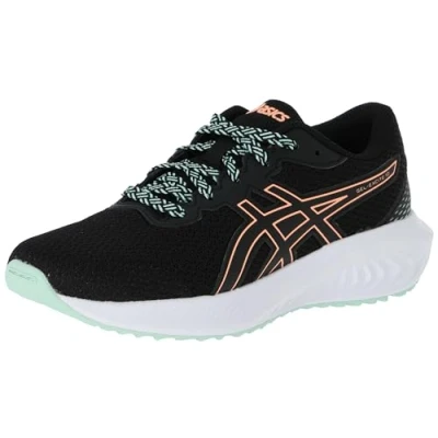 Imagen de ASICS Gel Excite 10 GS, Sneaker, Black/Bright Sunstone, 32.5 EU
