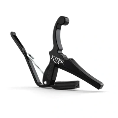 Imagen de Kyser Cejilla Cambio Rápido para guitarras eléctricas, Negro, KGEB