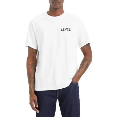 Imagen de Levi&#039;s Ss Relaxed Fit Tee Camiseta, Headline Logo 2 White+, S Hombre