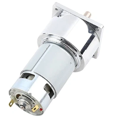 Imagen de motor de engranaje CC 24 V 35 W Mini DC metal velocidad ajustable gran par CW/CCW (24 30 rpm)
