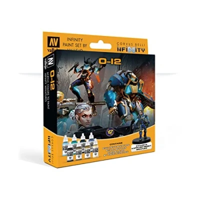 Imagen de MODEL COLOR SET: Infinity pintura acrilica, O 12, con figura exclusiva 8 Hobby Colors