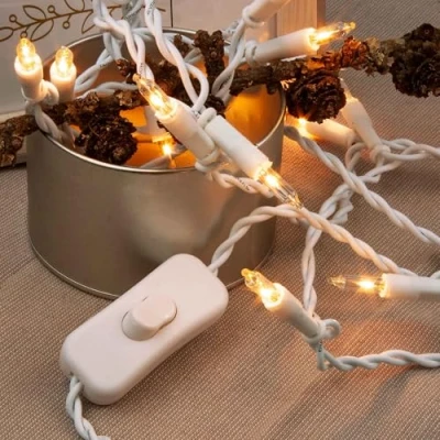 Imagen de hellum Cadena de A55, 5 W, Blanco Cálido/Cuerpo (Interruptor), 20 Lichter/beleuchtet 285 cm, 4