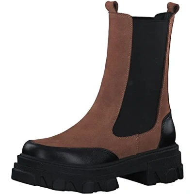 Imagen de s.Oliver 5 25467 39, Botas Estilo Chelsea Mujer, coñac, 40 EU
