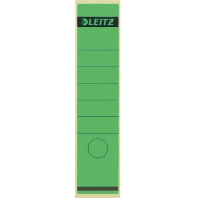 Imagen de Leitz etiquetas Adhesivas para Lomo Archivadores de Palanca Cartón 80 mm, Amplias, Largas, 61.5 x 285 Papel, 16401055, Verde, Pack 100