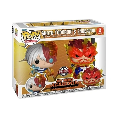 Imagen de Funko Pop! Animation: My Hero Academia (MHA) 2 Pack Endeavor &amp; Todoroki &amp;Todoroki and Figura de Vinilo Coleccionable Idea Regalo Mercancia Oficial Anime Fans