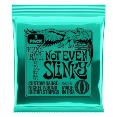 Imagen de Ernie Ball Not Even Slinky Nckl Wnd Elec Gtr Strings 3 paquete 12 56