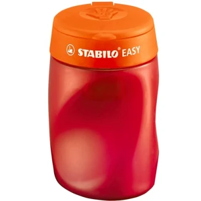 Imagen de Sacapuntas con depósito STABILO EASYsharpener Color naranja Modelo para diestros