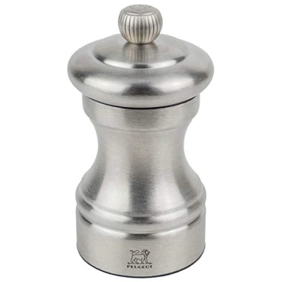 Imagen de Peugeot Bistro Chef Pfeffermühle Molinillo de Pimienta, Acero Inoxidable, Plata