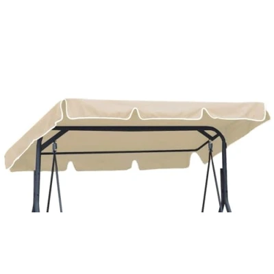 Imagen de Ferocity Universal Techo Solar para balancín tamaño 210 x 145 cm Toldo Fundas balancines de Repuesto Columpio jardín Beige [101]
