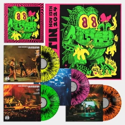 Imagen de King Gizzard Live in Austin &#039;24 (4LP Neon Splatter Vinyl Box Set) [Vinilo]