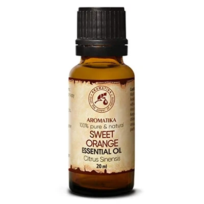 Imagen de Aceite Esencial Naranja 20ml 100% Puro &amp; Natural Brasil Efecto Contra Celulitis Mejor para Belleza Aromaterapia Masaje Baño Difusor un Buen Sueño