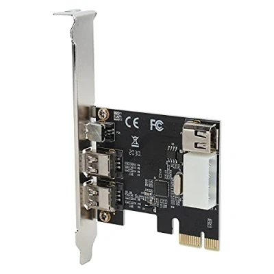 Imagen de Tarjetas de captura video PCI E Interfaz 1394 Tarjeta PC 100/200/400 Mb / s E1X, E4X, E8X, E16X interna para Win Me 2000 Windows XP V