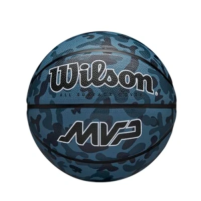 Imagen de Wilson MVP Camo Basketball Blue 5 Ball, Unisex Adult