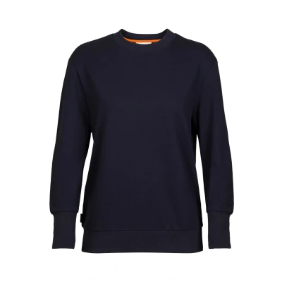 Imagen de Icebreaker Merino Central II LS Sweatshirt Sudadera, Mujer, Talla: Small, Midnight navy