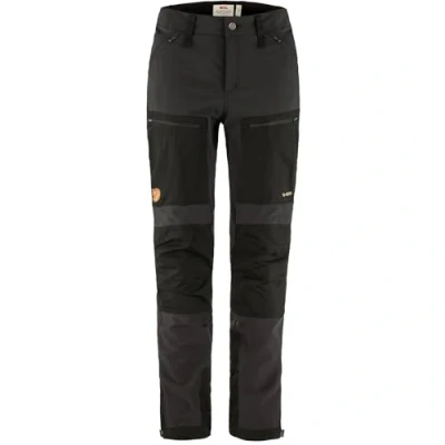 Imagen de Fjällräven KEB Agile Trousers Pantalones montañeros largos, Mujer, Talla: 44, Black