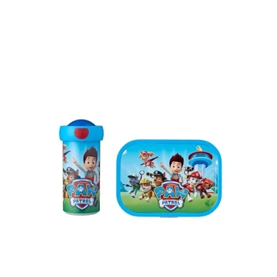 Imagen de Mepal Fiambrera Campus para Niños con Vaso Escolar y &amp; Botella Llevar Apta Lavavajillas sin BPA 300 ml + 750 Paw Patrol