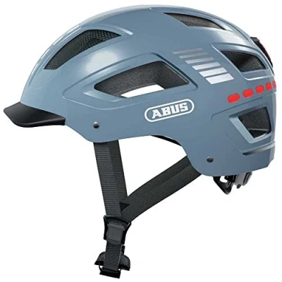 Imagen de Abus HYBAN 2.0 LED Casco de Bicicleta, Unisex, Azul (Signal Glacier), L (56 61 cm)
