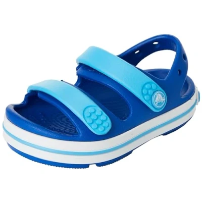 Imagen de Crocs Crocband Cruiser Unisex Chanclas de baño para niños, Talla: 19/20, blue bolt/venetian Fibra sintética