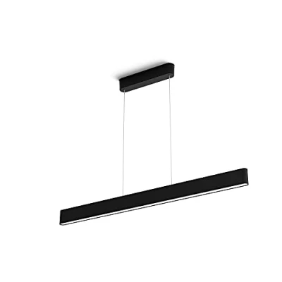 Imagen de Philips Hue Lámpara Inteligente, Ensis, Colgante LED Luz Blanca y de Colores, Compatible con Alexa Google Home, Color Negro