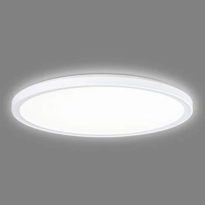 Imagen de Navaris Lámpara LED de techo regulable Iluminación redonda Ø 42 CM bajo consumo 22 W y cambio temperatura color luz fría a cálida