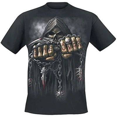 Imagen de Spiral Game Over Camiseta Negro L