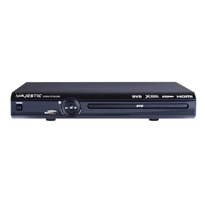 Imagen de New Majestic HDMI 579 Reproductor de DVD Negro player (MP3, JPG, Audio, Video, DVD,DVD+R,DVD+RW,DVD R,DVD RW, 1 discos)