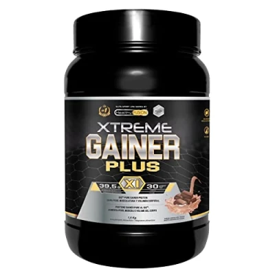 Imagen de Healthy Fusion Extreme Gainer Con Proteína Whey, Magnesio, Harina de Avena y Maca Alto contenido en Hidratos Carbono Sabor chocolate 1,5kg