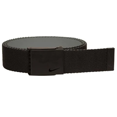 Imagen de NIKE New Tech Essentials Cinturón reversible, Hombre, Cinturón, 11249, negro y gris, talla única