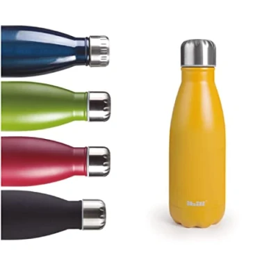 Imagen de IBILI Botella termo Doble pared mango 350 ml, Acero Inoxidable 18/10, pared, Reutilizable