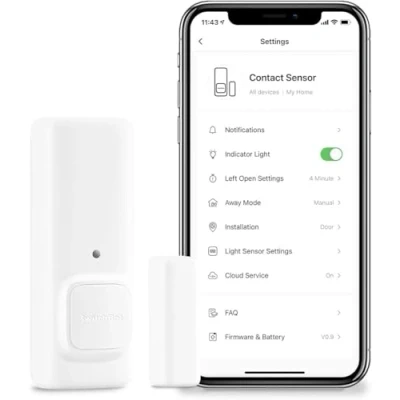 Imagen de SwitchBot Sistema inalámbrico de Seguridad para el hogar, Detector interruptores Puertas y Ventanas con Alarma, añade Hub Hacerlo Compatible Alexa