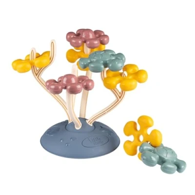 Imagen de Smoby Juego Encajables Coral Little Juguetes para Primera Infancia, Piezas de Plástico Higiénico Simulando un Marino (7600140309)
