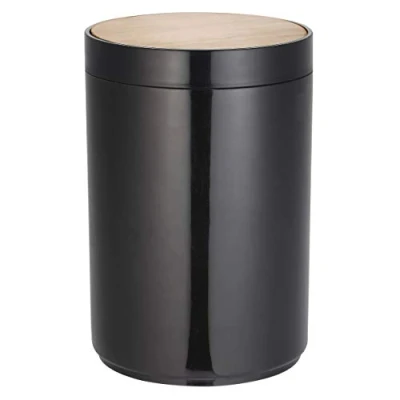 Imagen de MSV Cubo DE Basura Oslo Negro Mate 5 litros