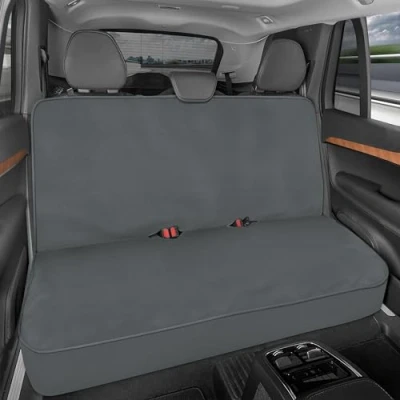 Imagen de BDK AquaShield Funda impermeable de neopreno para asiento trasero coche, camiones, furgonetas y SUV, protector coche ideal niños perros, accesorios automóvil, Gris