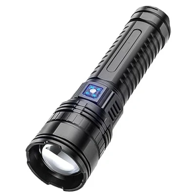 Imagen de Linternas Lúmenes Altos, Tácticas Potentes, Linterna LED De 5 Modos Con Zoom, Resistente Al Agua, Mano Para Emergencias, Camping, Senderismo