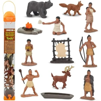 Imagen de Safari Ltd. TOOBs Indios Powhatan Figura de juguete para niños y niñas A partir 3 años