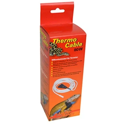 Imagen de Lucky Reptile Thermo cable 80 W calefactor impermeable para terrarios de 6,5 m con 1,5 alimentación fría calentamiento rápido y calor uniforme accesorios terrario