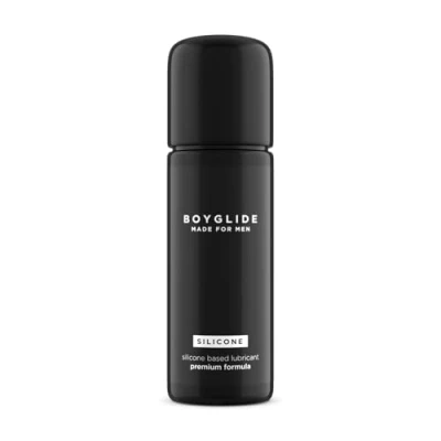 Imagen de INTIMATELINE BoyGlide Lubricante anal a base de silicona para piel masculina, larga duración, que no reseca, resistente al agua, 30 ml